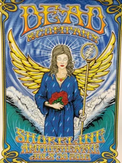 Gig Posters Dead & Company - 2016 Dave Hunter Poster Mountain View, CA Summer Tour