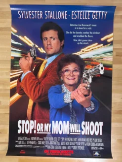 Sold Out Posters Stop Of My Mom Will Shoot - 1992 Video Promo Movie Poster Original Vintage Movie/TV Posters