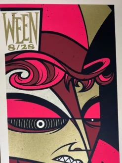 Ween - 2009 Todd Slater Poster Bend, OR Les Schwab Ampitheater Gig Posters