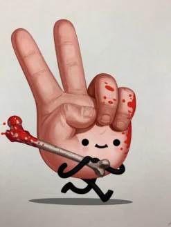 Daisy - 2019 Mike Mitchell Poster Art Print Mikeland 1st Art Prints