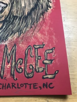 Gig Posters Umphrey's McGee - 2016 Dan Grzeca Poster Charlotte, NC Fillmore