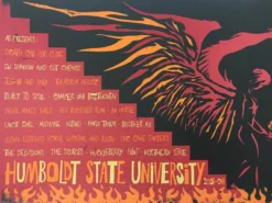 Humboldt University - 2007 Todd Slater Poster Humboldt, CA Van Duzer Theater