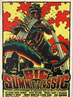 Big Summer Classic - 2005 Jeff Wood Poster SCI, Yonder, Umphrey's