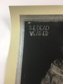 The Dead Weather - 2010 Methane Studios Poster San Franciso, CA Fillmore Auditor