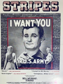 Sold Out Posters Stripes - 1981 Bill Murray Movie Poster Original Vintage 19x25 Movie/TV Posters