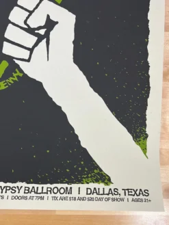 Gig Posters Flogging Molly - 2006 Todd Slater Poster Dallas, TX