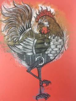 Year Of The Rooster - 2008 Dan Grzeca Poster Art Print 111/280 Art Prints