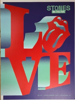 Sold Out Posters Rolling Stones - 2019 Poster No Filter Tour Philadelphia, PA