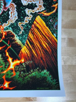 311 - 1996 Miles Tsang Poster Red Rocks Morrison, CO GREEN