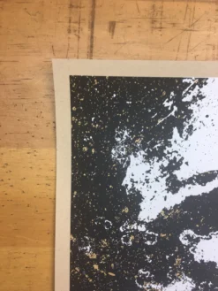 Winter Hearts - 2009 Jacob Bannon Art Print Gold Variant