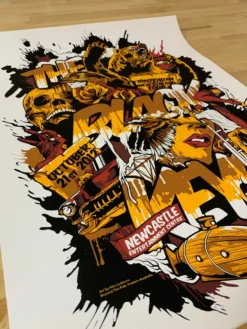 Black Keys - 2012 Alex Lehours Poster Newcastle, AUS S/N Gig Posters