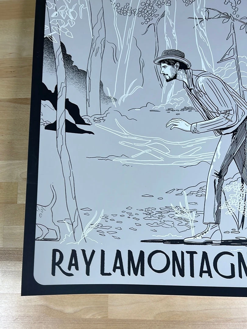 Gig Posters Ray Lamontagne - 2019 Yin Shian Ng Poster Philadelphia, PA 8 Gig Posters Ray Lamontagne - 2019 Yin Shian Ng Poster Philadelphia, PA