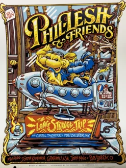Gig Posters Phil Lesh & Friends - 2019 AJ Masthay Poster Port Chester, NY Capitol Theatre