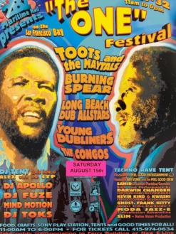 Sold Out Posters Gig Posters MHP 49 Maritime Hall - 1998 Poster August San Fran 1st