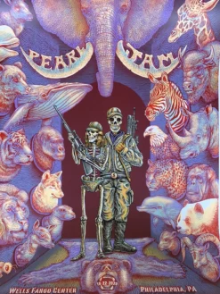 Pearl Jam - 2020 EMEK Streaming Poster Philadelphia, PA Wells Fargo Center