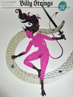 Billy Strings - 2021 Delicious Design League Poster Denver, CO 10/14 1st