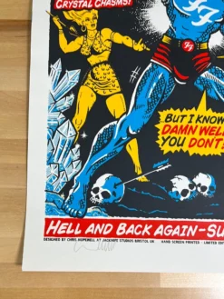 Foo Fighters - 2015 Chris Hopewell Poster Slane, Ireland