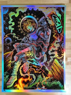 311 - 1996 Miles Tsang Poster Red Rocks Morrison, CO FOIL
