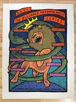 Art Prints The Alliance Outdoor Music Series - 2021 Jay Ryan Poster Chicago, IL