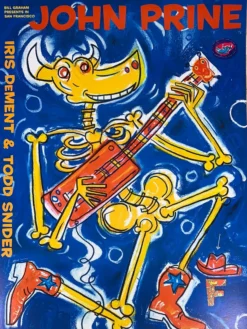 John Prine - 1999 Michael Wertz Poster Fillmore San Fran 1st BGF 391 Gig Posters