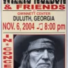 Gig Posters Willie Nelson - 2004 Franks Brothers 11/6 Poster Duluth, GA