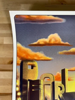 Railey Bace Prints Pearl Jam - 2021 Bailey Race Poster Missoula, MT Streaming AP Gig Posters