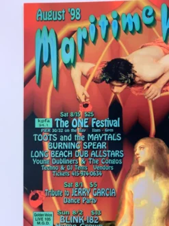 Carolyn Ferris Gig Posters MHP 50 Maritime Hall - 1998 Poster August Blink-182, SCI, Leftover Salmon San Fran 1st 10 Carolyn Ferris Gig Posters MHP 50 Maritime Hall - 1998 Poster August Blink-182, SCI, Leftover Salmon San Fran 1st