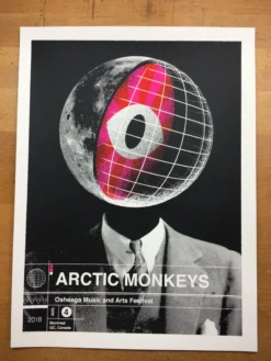 Arctic Monkeys - 2018 Delicious Design League Poster Montreal QC, Canada Osheaga