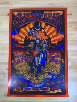 Fare Thee Well - 2015 Richard Biffle Poster Grateful Dead Chicago Soldier Field