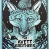 The Avett Brothers - 2016 Zeb Love Poster Pittsburgh, PA Stage AE VARIANT BLUE