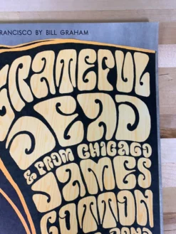 Grateful Dead - 1966 Wes Wilson Poster San Francisco, CA The Fillmore 38