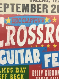 Sold Out Posters Crossroads Guitar Festival - 2019 Poster Dallas, TX American Airlines Center