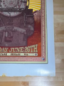 Crossroads Guitar Festival - 2007/2010 Chuck Sperry Poster, Eric Clapton Test Print