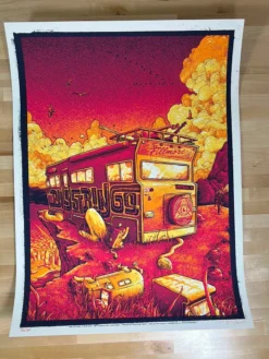 Billy Strings - 2021 Dave Kloc Poster Detroit, MI 11/21 The Fillmore 1st