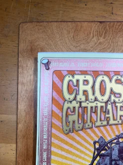 Crossroads Guitar Festival - 2010 Poster Birch Panel Wood Edition Ron Donovan Eric Clapton