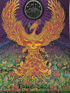 Dead & Company - 2021 EMEK Poster Summer Tour S/N X/250 Gig Posters