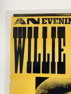 Willie Nelson - 2005 Hatch Show Print 5/4 Poster Hanford, CA Fox Theatre Gig Posters