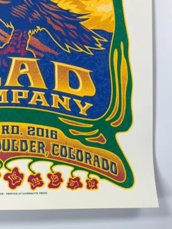 Dead & Company - 2016 Dave Hunter Poster Boulder, CO 7/3 Summer Tour Colorado 12 Dead & Company - 2016 Dave Hunter Poster Boulder, CO 7/3 Summer Tour Colorado