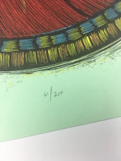 Wooden Resurrection Butterfly - 2013 Dan Grzeca Poster Art Print Art Prints