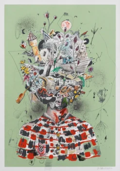 #32 - 2017 Collin Van Der Sluijs Poster/print 1/3 HPM Original Hand Painted Original Artwork