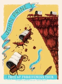 John Prine - 2019 Kelsey Waldon Poster Seattle, WA